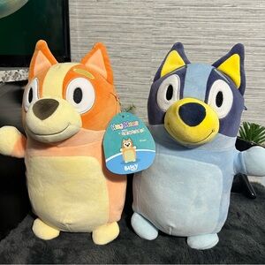 Bluey Squishmallows - Set of Bingo NWT and Bluey (No tag, but new).